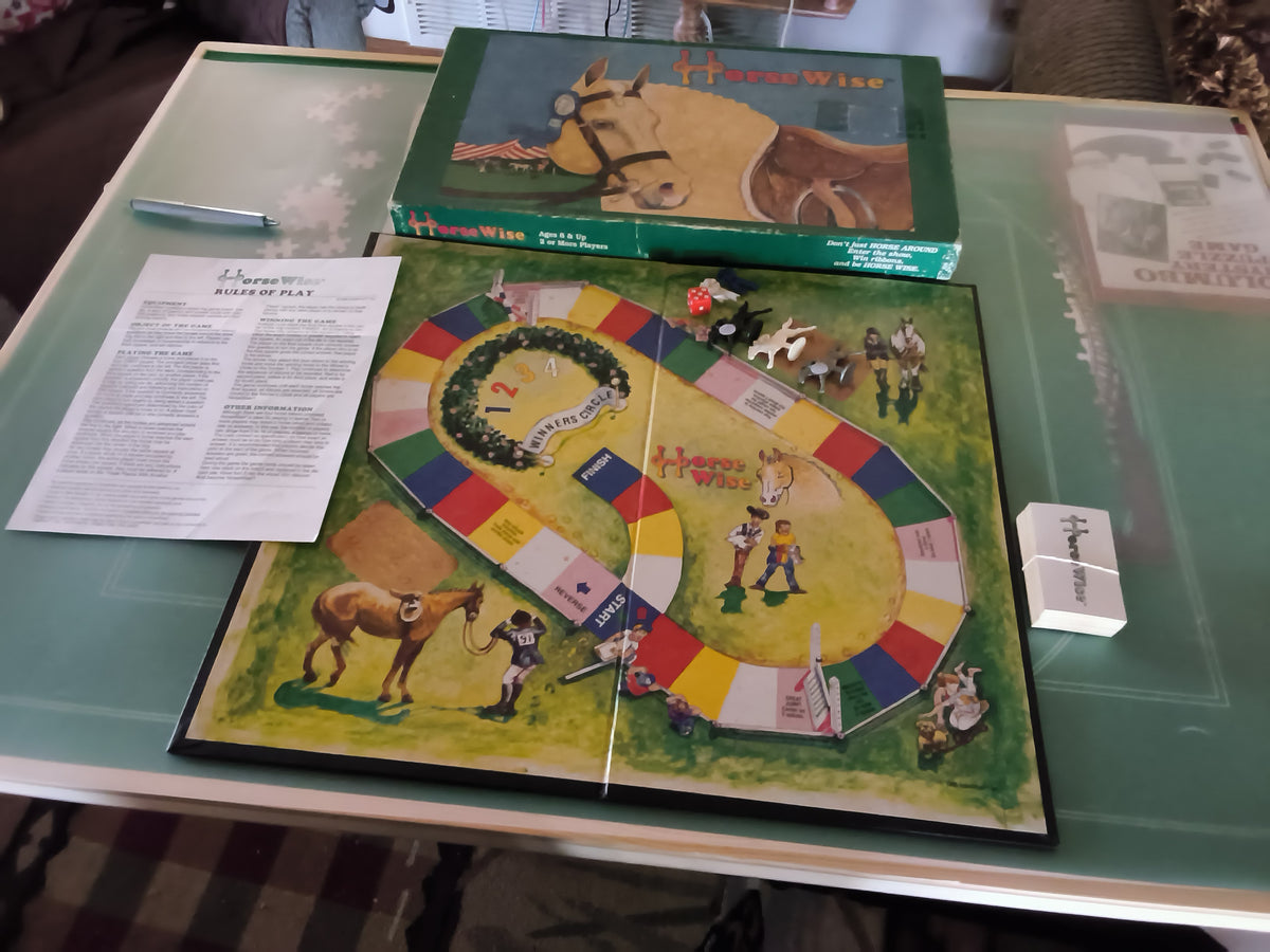 Horse Lovers Bundle – Horse-Opoly & HorseWise Board Games + 1000-Piece Horse Puzzle