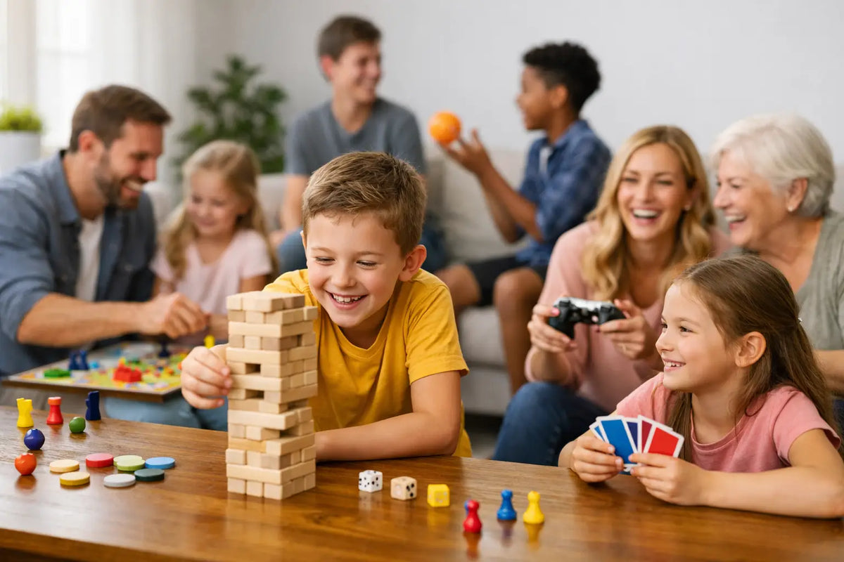 12 Family Games for Mixed Ages to Play Together
