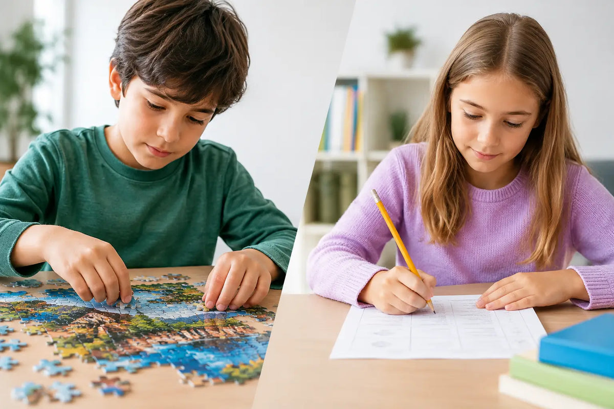 Puzzles Versus Worksheets: Learning That Sticks
