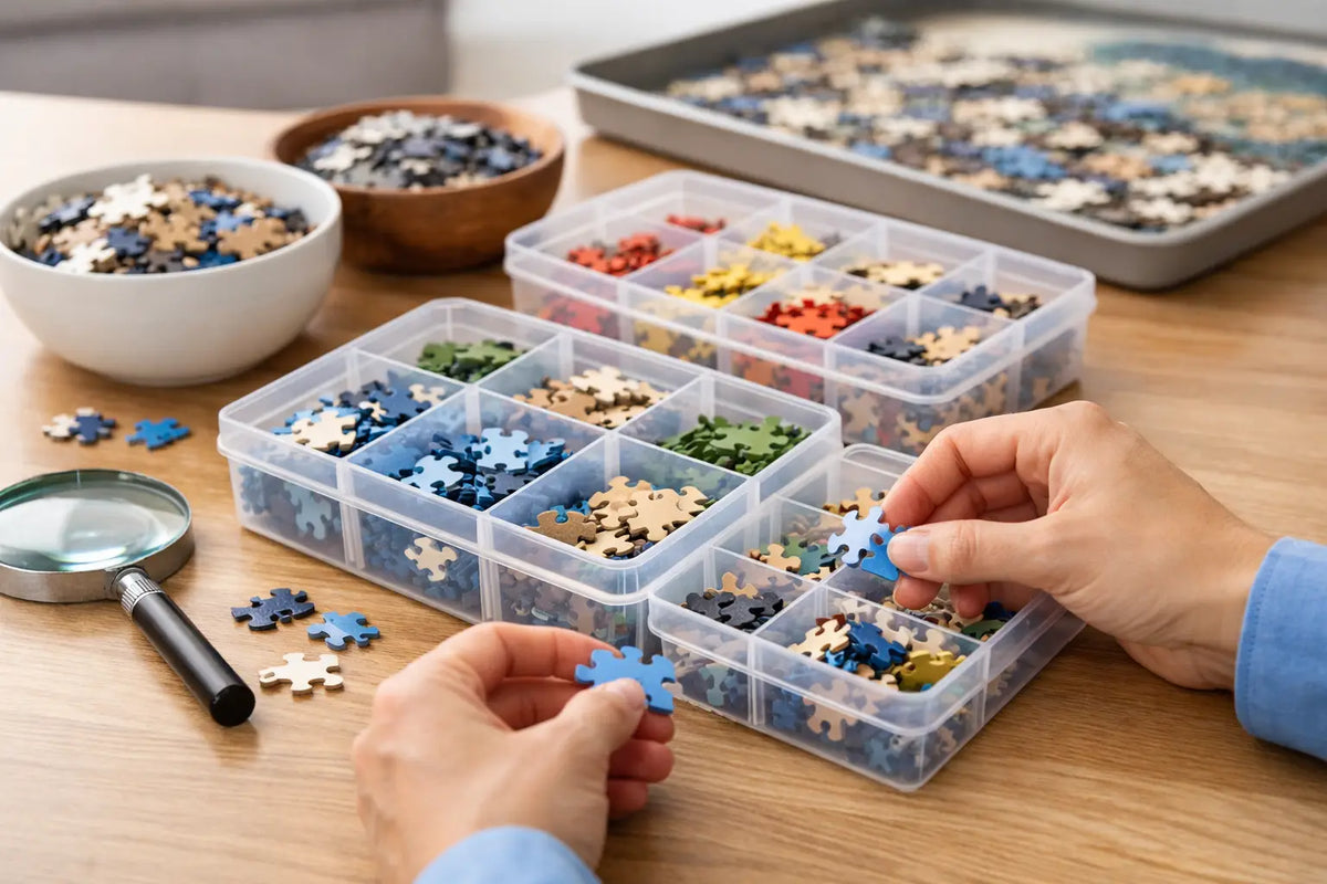 How to Organize Puzzle Pieces Efficiently