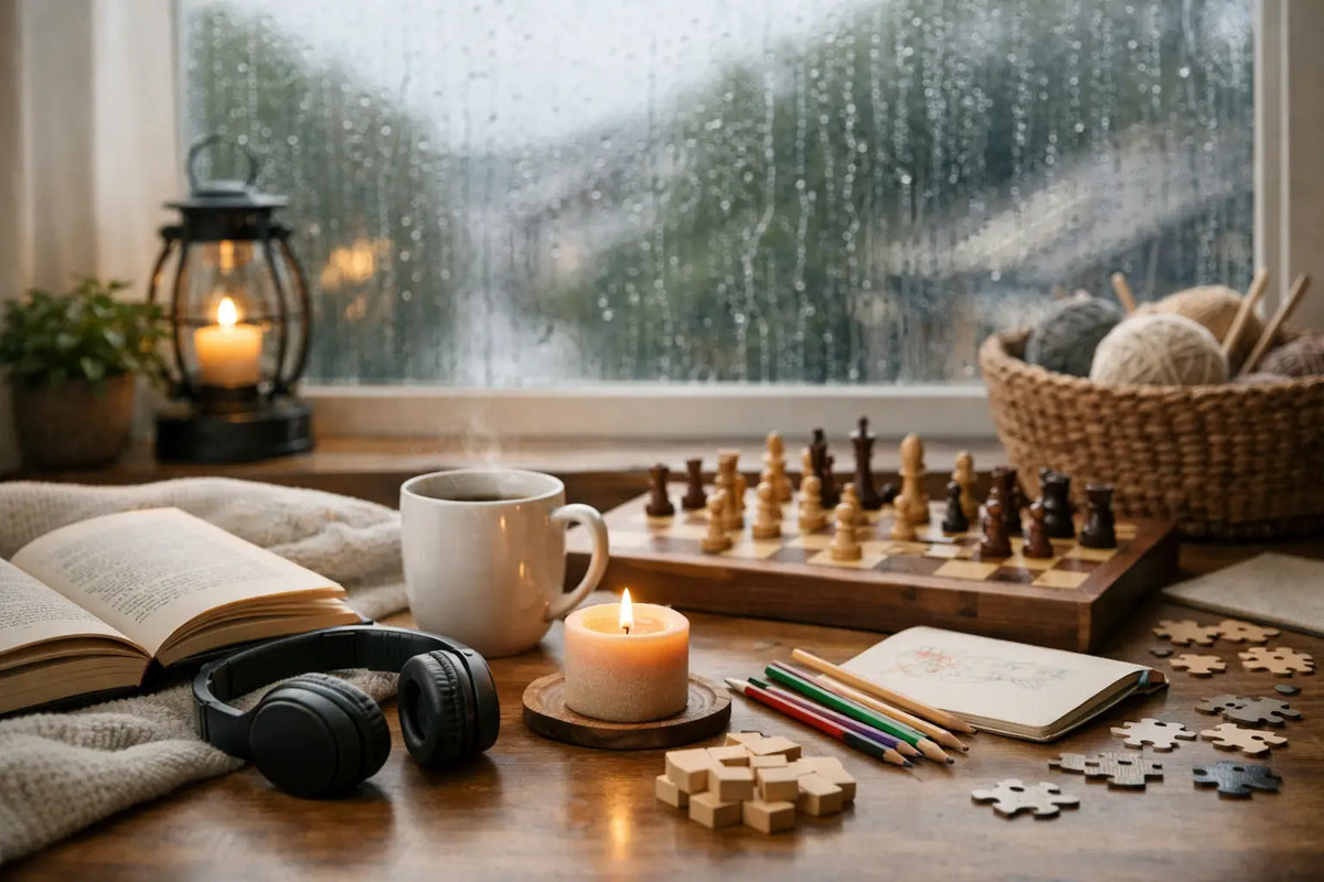 12 Quiet Activities for Rainy Days at Home