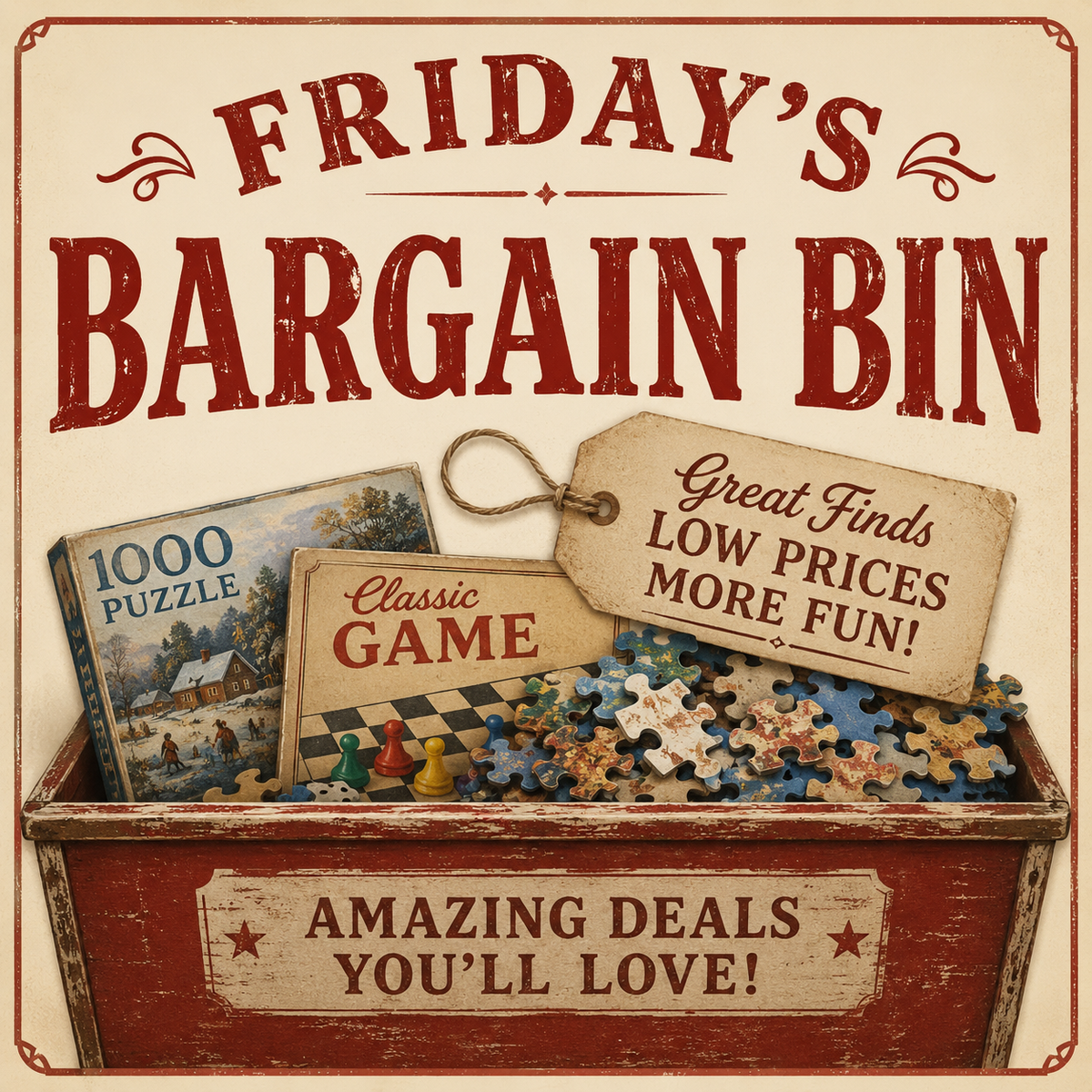 Friday's Bargain Bin