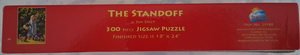 The Standoff 300 Piece Jigsaw Puzzle Jim Daly Vintage Rare