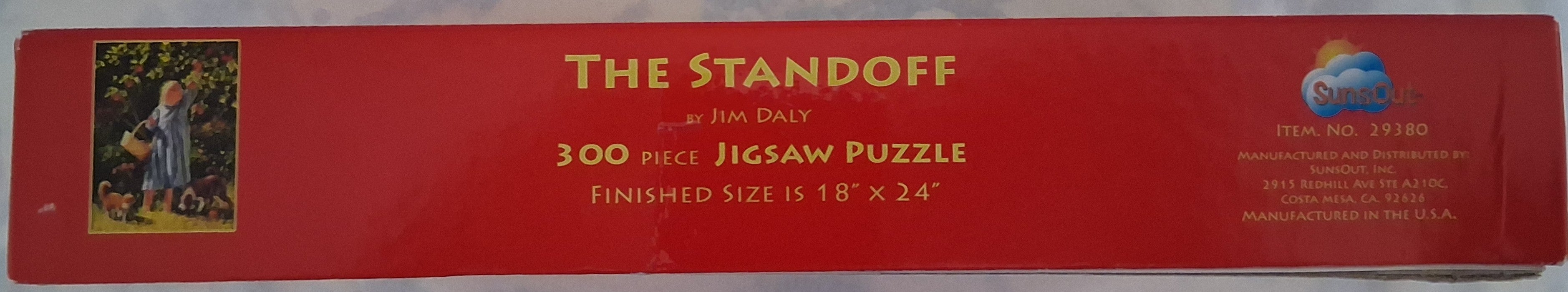 The Standoff 300 Piece Jigsaw Puzzle Jim Daly Vintage Rare