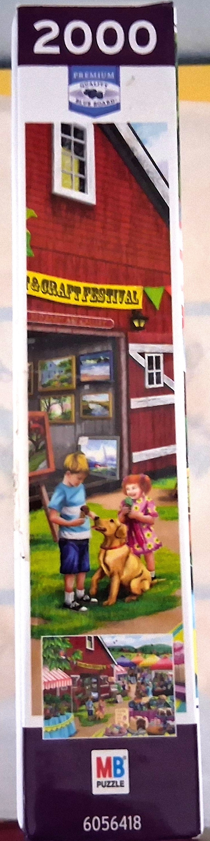 Country Afternoon 2000 Piece Jigsaw Puzzle RARE by Nancy Wernersbach