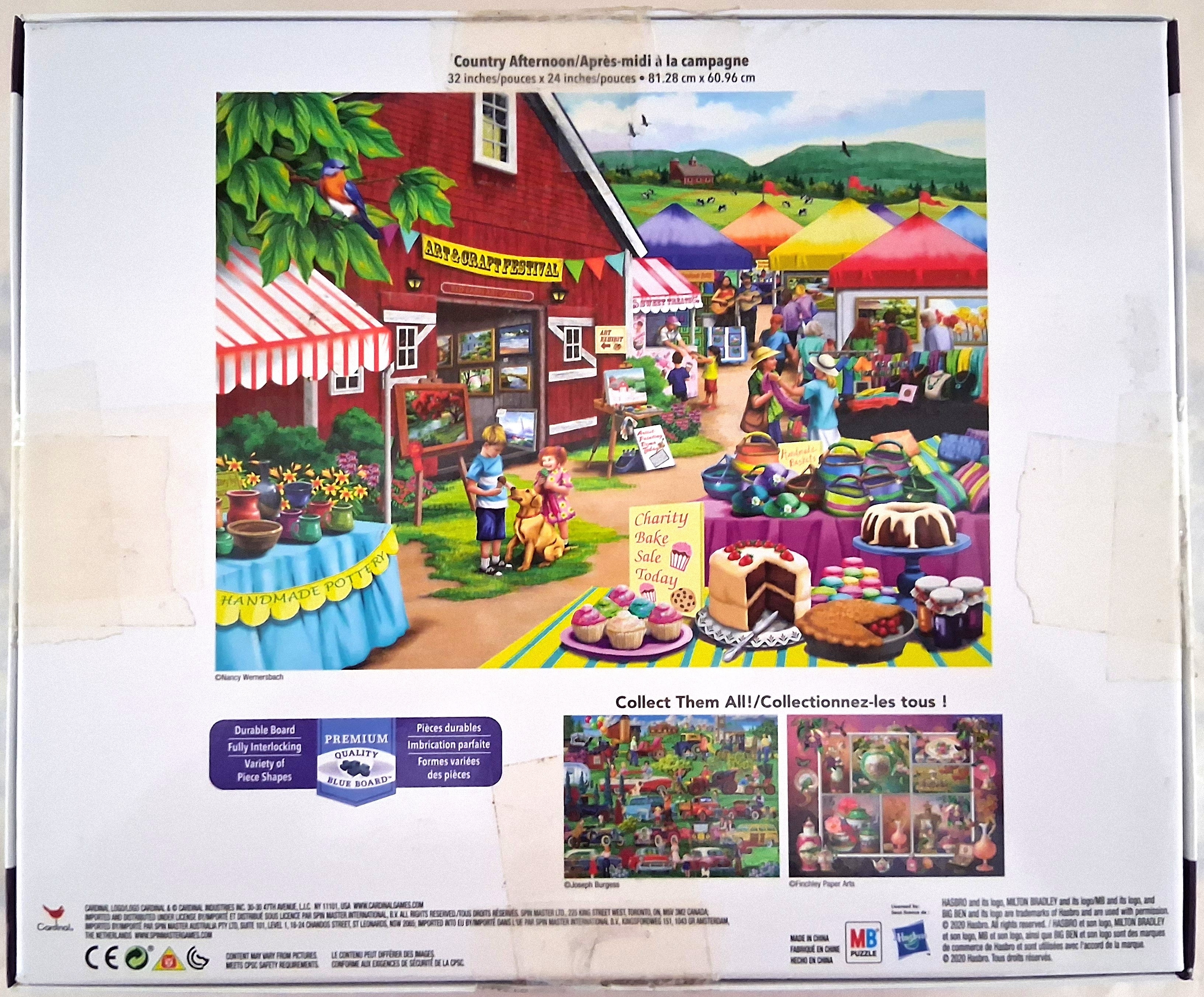 Country Afternoon 2000 Piece Jigsaw Puzzle RARE by Nancy Wernersbach