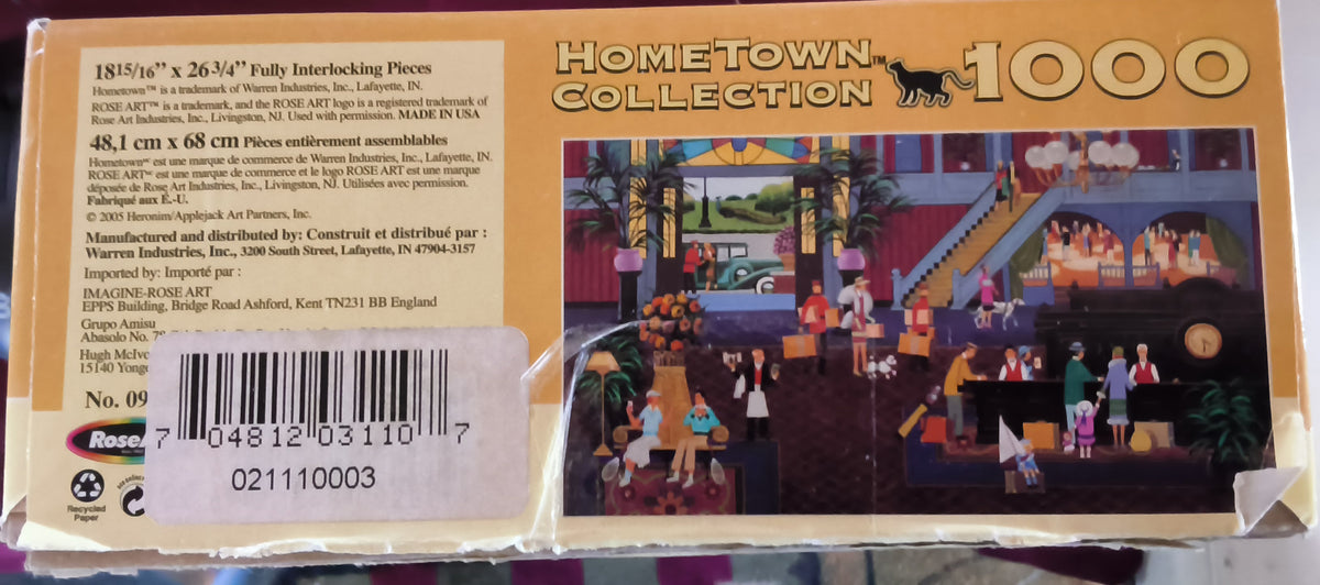 Hometown Collection Heronim Checking in at the Peacock 1000 pieces