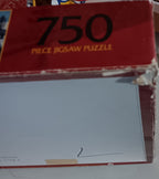 A 750-piece jigsaw puzzle box Pursuits of the Past