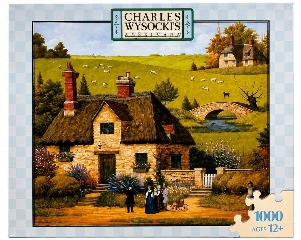 Vintage Charles Wysocki Tall Sea Tale 1000 piece puzzle Complete