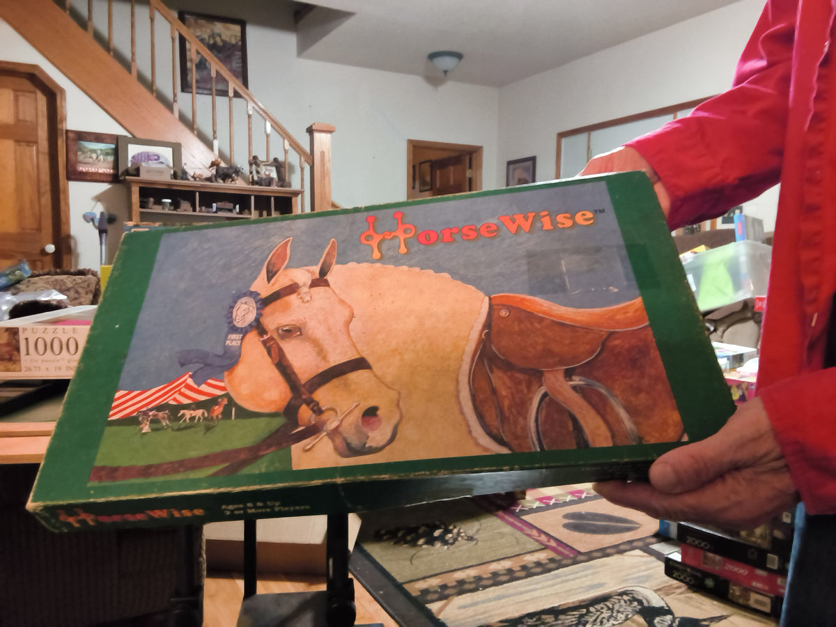 Horse Lovers Bundle – Horse-Opoly & HorseWise Board Games + 1000-Piece Horse Puzzle