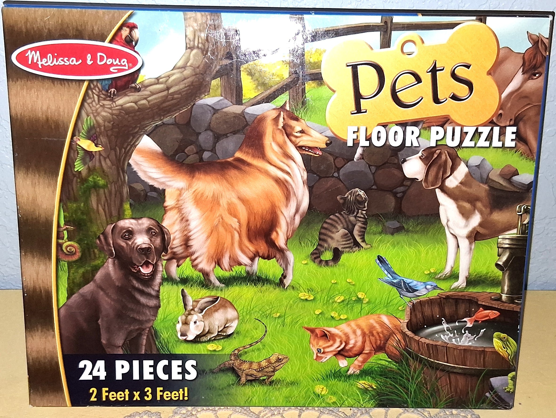 Melissa & Doug: "Pets" 24 Piece Floor Puzzle