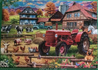 “European Countryside” 500 piece Landscape and Scenery completed jigsaw puzzle