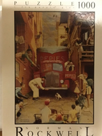 Norman Rockwell Vintage “Traffic Conditions” 1000 piece jigsaw puzzle
