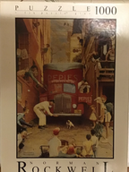 Norman Rockwell Vintage “Traffic Conditions” 1000 piece jigsaw puzzle