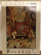 Norman Rockwell Vintage “Traffic Conditions” 1000 piece jigsaw puzzle