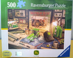 John Deere Ravensburger “Work Desk” 500 piece puzzle New Unopened