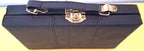 Vintage Domino Set 28 Pc Double Six Black Case Rare