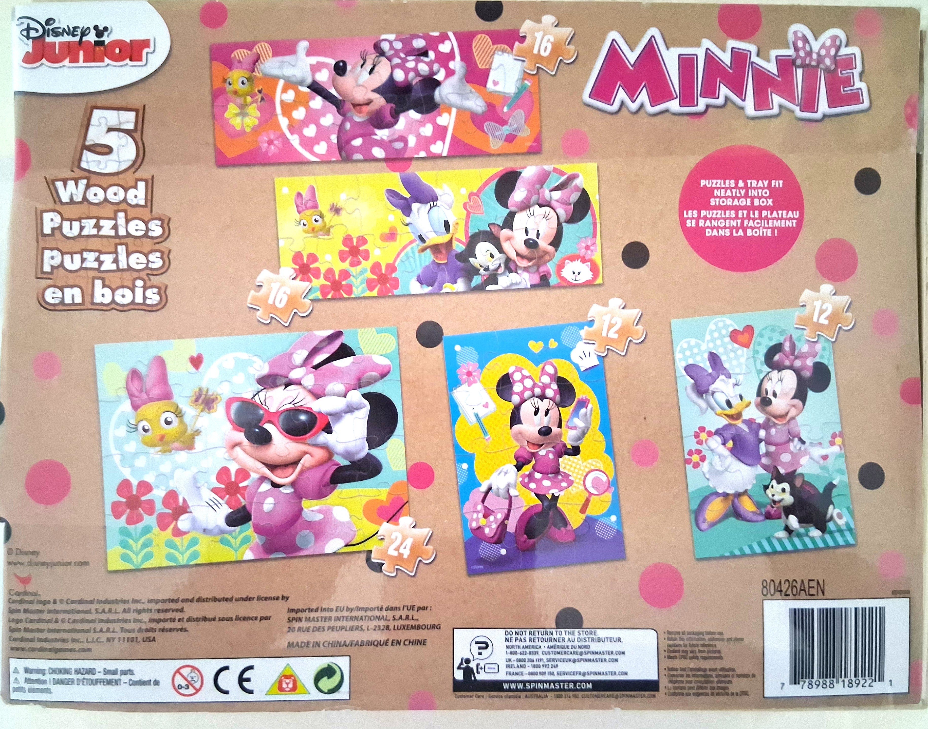 5 Disney Junior Wood Jigsaw Puzzles