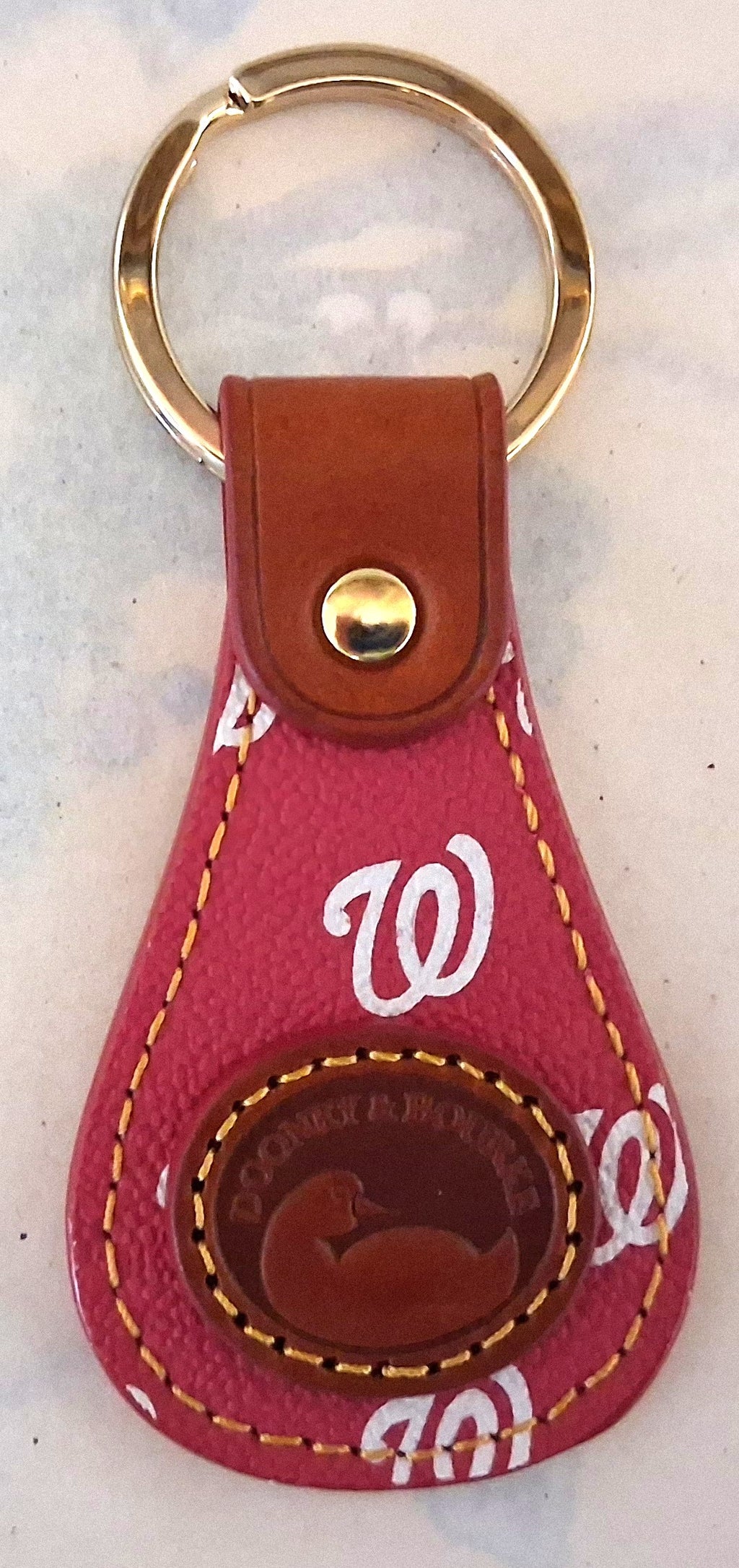 Dooney and Bourke MLB Washington Nationals Key Fob NEW