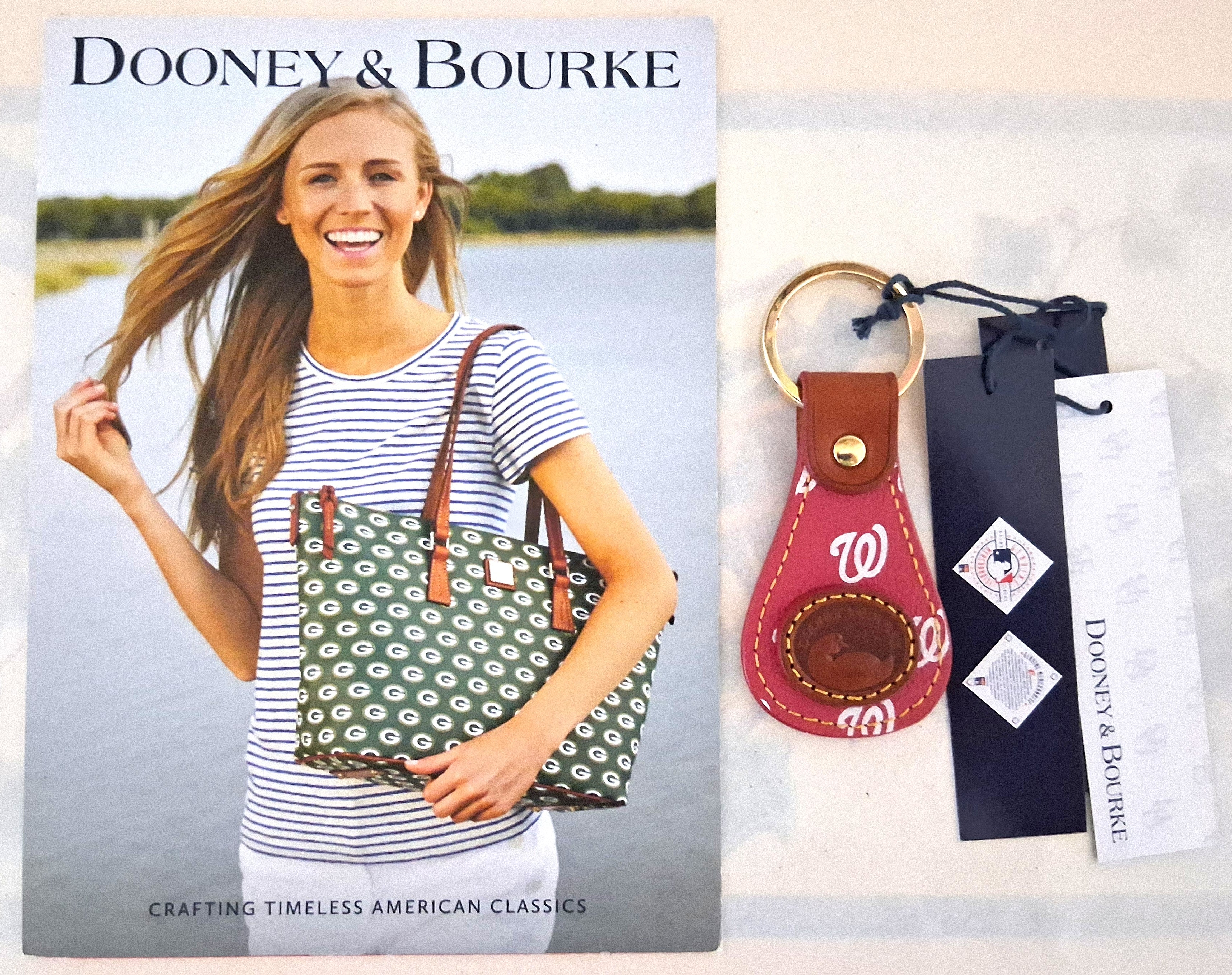 Dooney and Bourke MLB Washington Nationals Key Fob NEW