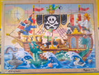 Melissa & Doug Pirates 48 piece Wooden Jigsaw Puzzle for Children