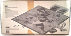 Vintage board game box for Risk: Parker Brothers World Conquest Game, featuring a colorful world map with player pieces and a large red 'RISK' title on the right.