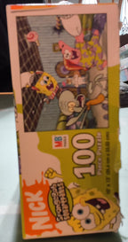 Vintage SpongeBob SquarePants & Diego Puzzle Bundle – 3 Kids’ Puzzles Nickelodeon