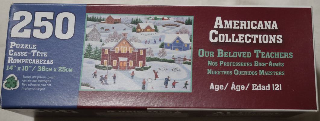 Our Beloved Teachers Americana Collection 250 piece puzzle Wilfrido Limvalencia