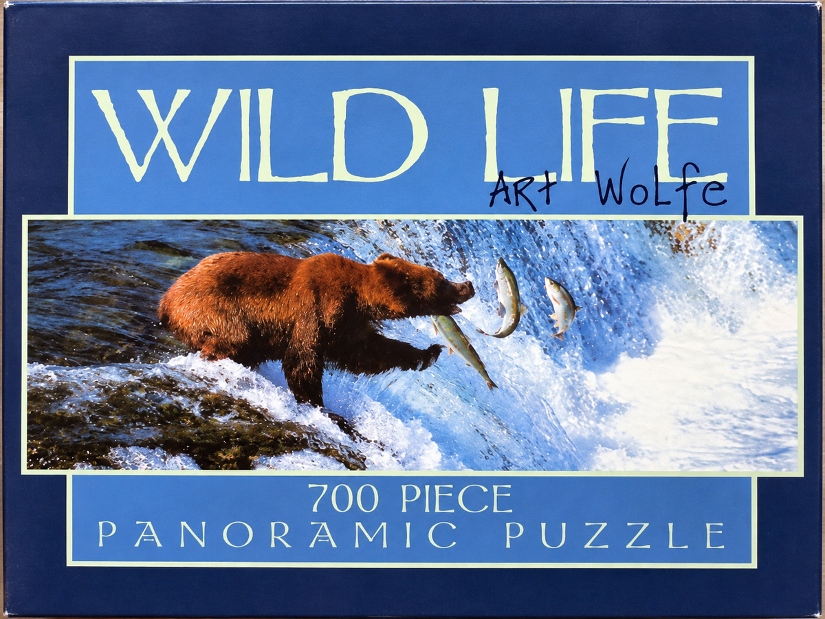 Art Wolfe Wildlife Panoramic puzzle 700 pieces Ceaco Vintage 2002