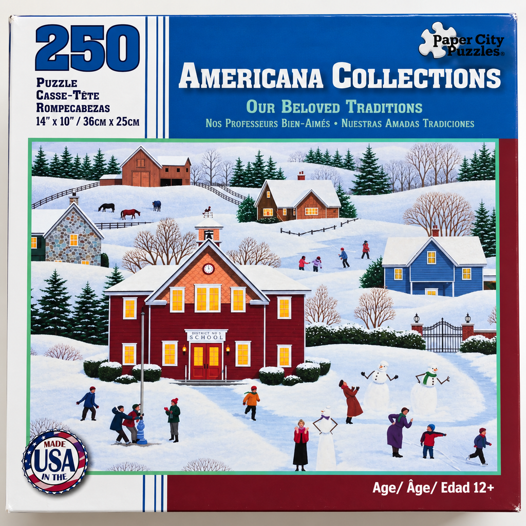 Our Beloved Teachers Americana Collection 250 piece puzzle Wilfrido Limvalencia