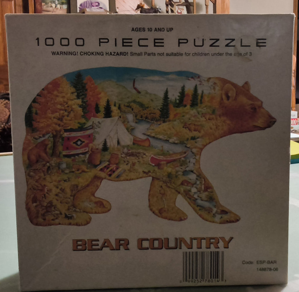 Wildlife Puzzle Bundle – Wolf Pack Shaped Puzzle, Bear Country 1000-Piece Puzzle & Undersea Turtle 550-Piece Puzzle