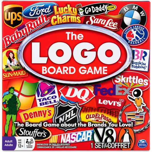 The Logo Board Game Spinmaster The board game about the Brands you love
