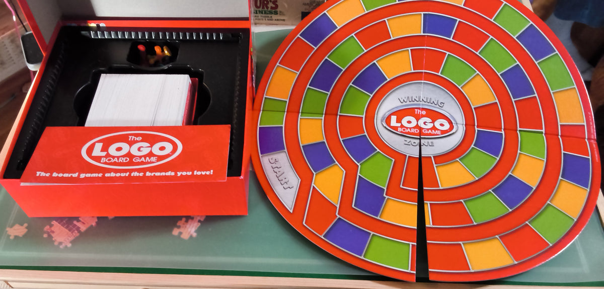 The Logo Board Game Spinmaster The board game about the Brands you love