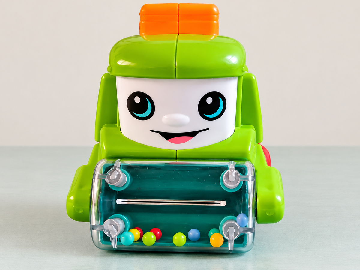 Fisher Price Mattel Green Smiling Roller Trucker 2023
