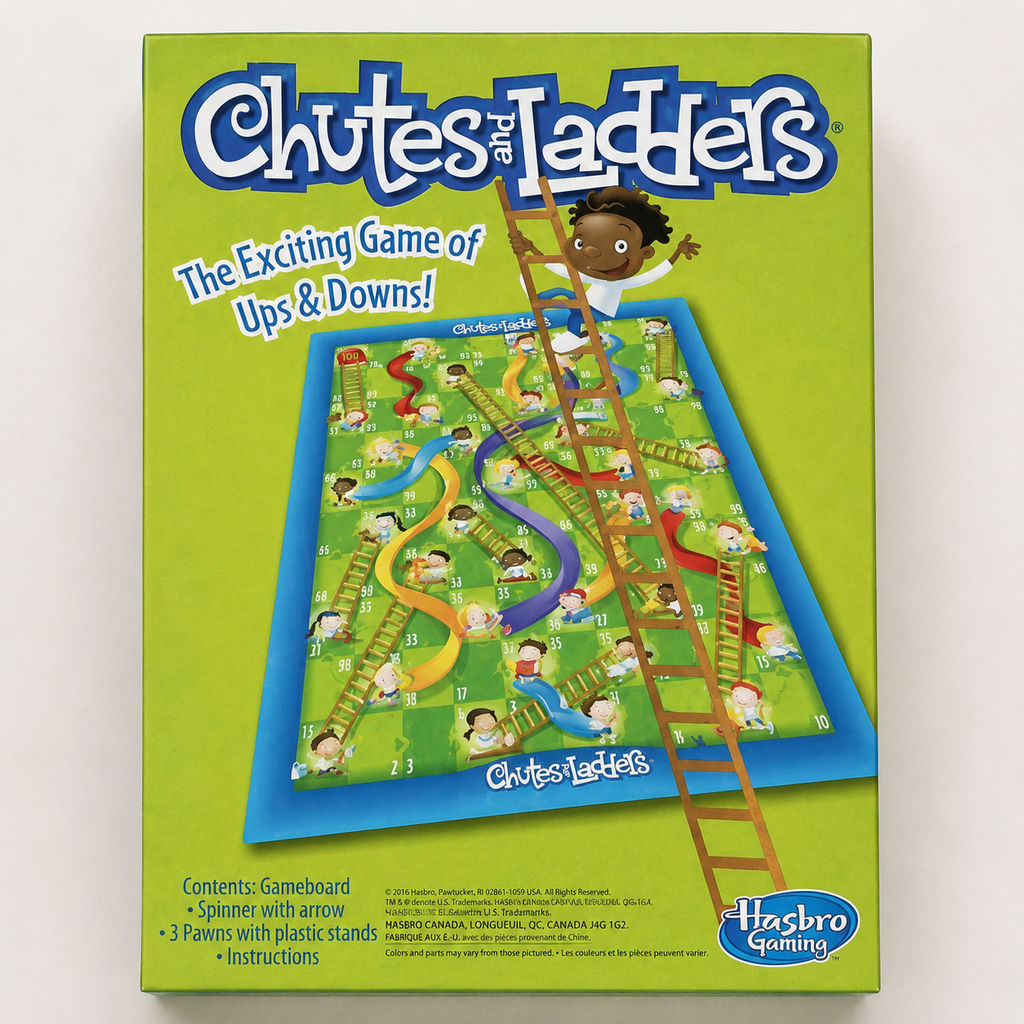 Chutes and Ladders board game Hasbro Gaming 2013