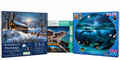 Moonlight & Wildlife Jigsaw Puzzle Bundle – 3 Puzzles Featuring Wolves, Deer & Dolphins, 2,100 Pieces
