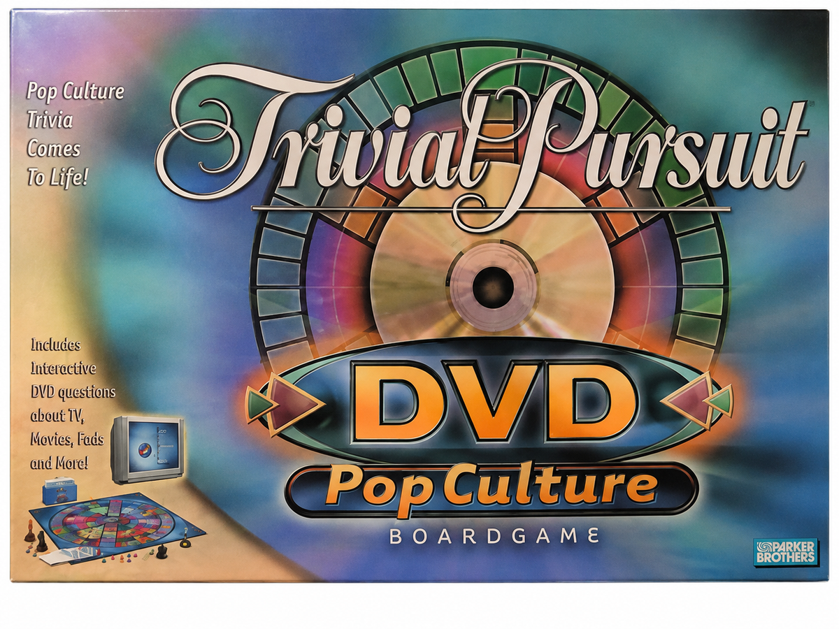 Trivial Pursuit DVD Pop Culture Vintage 2003 Complete