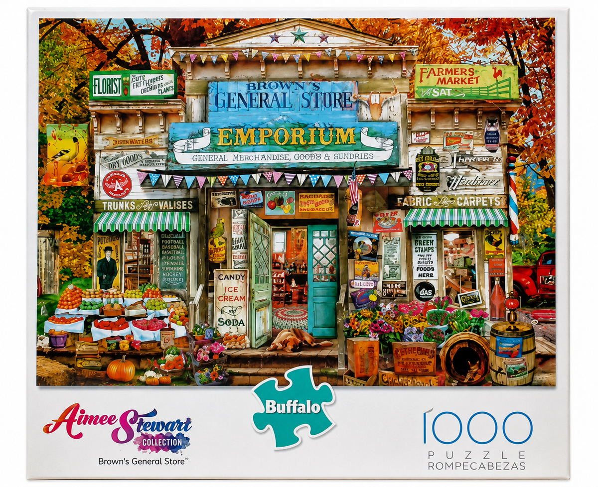 Aimee Stewart Brown's General Store 1000 pieces Buffalo Games