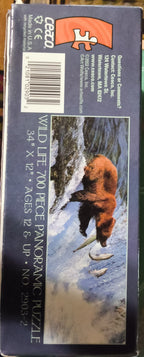 Art Wolfe Wildlife Panoramic puzzle 700 pieces Ceaco Vintage 2002