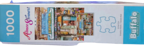 An Aimee Stewart puzzle based on her art work. It’s 1000 pieces but it hasn't been counted. 