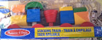 Melissa and Doug 12 Piece Stacking Solid Wooden Train New With Original Packaging
