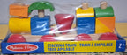 Melissa and Doug 12 Piece Stacking Solid Wooden Train New With Original Packaging